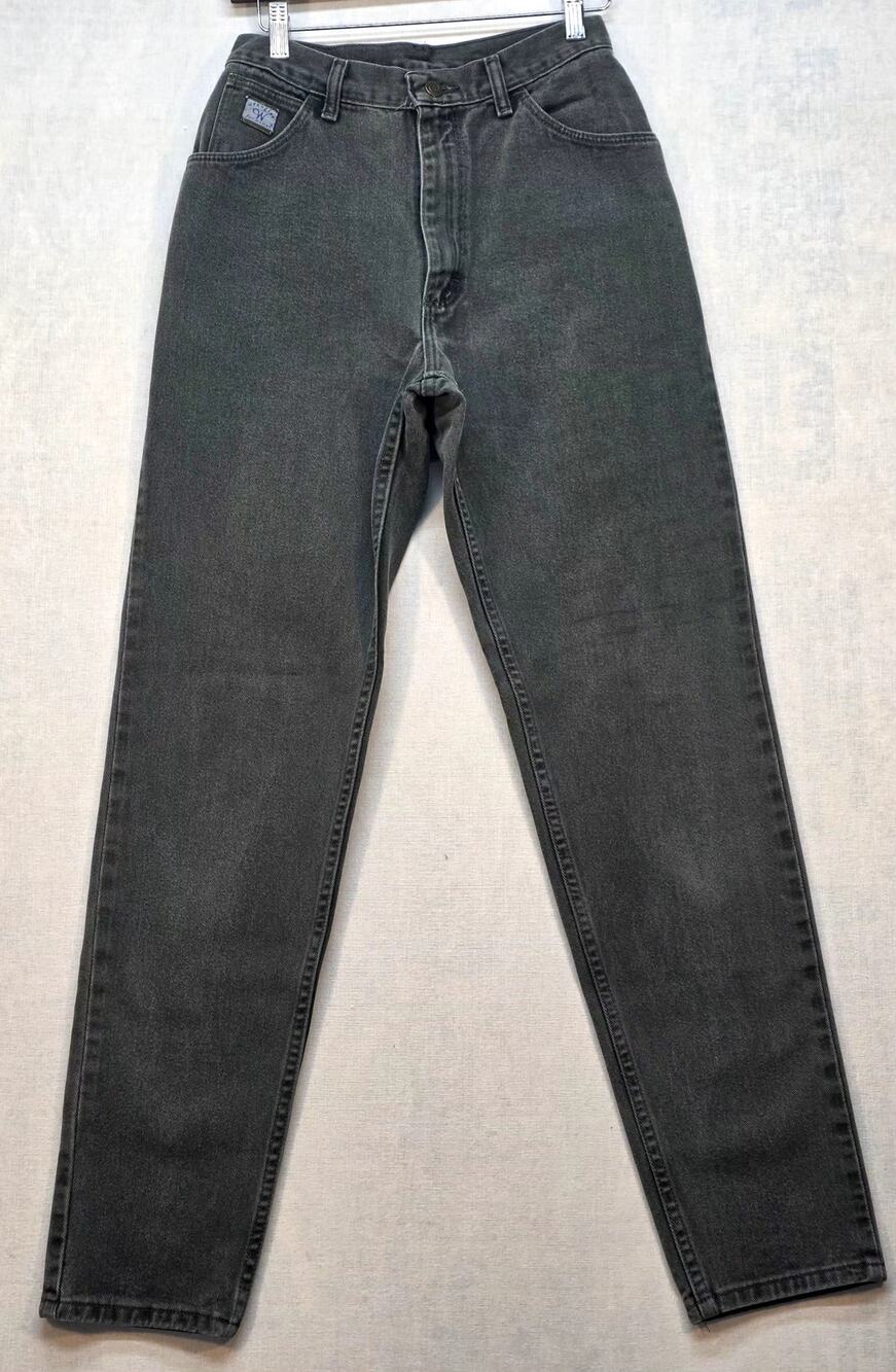 Vintage Wrangler MSR011G High Waisted Jeans 8x32 Faded Green Mom Jeans